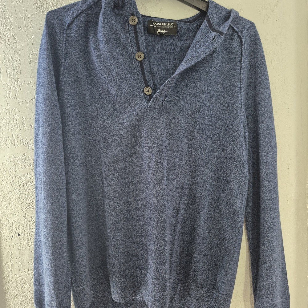 Banana Republic Blue Lightweight Shirt Jacket